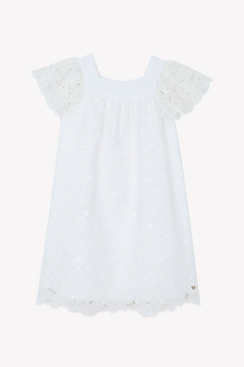 Robe - Blanc broderie anglaise - Image principale