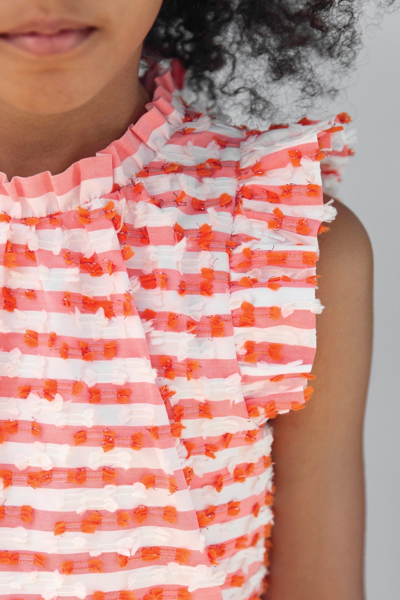 Jurk - Oranje Streeps