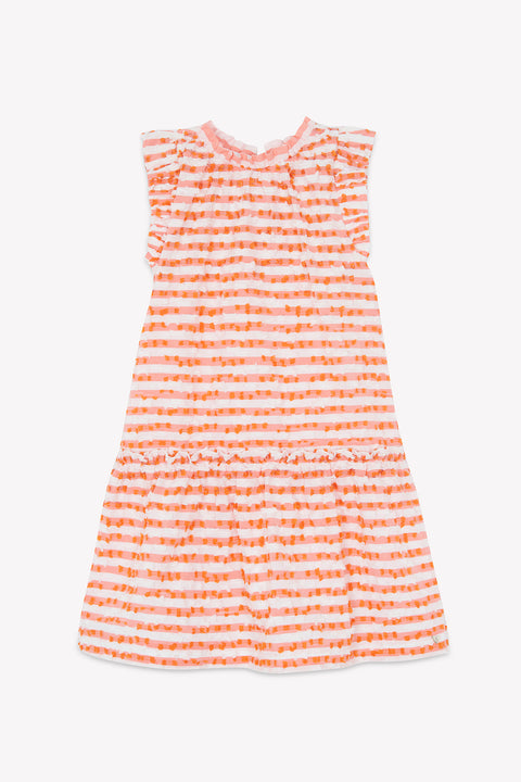 Robe - Orange rayures - Image principale