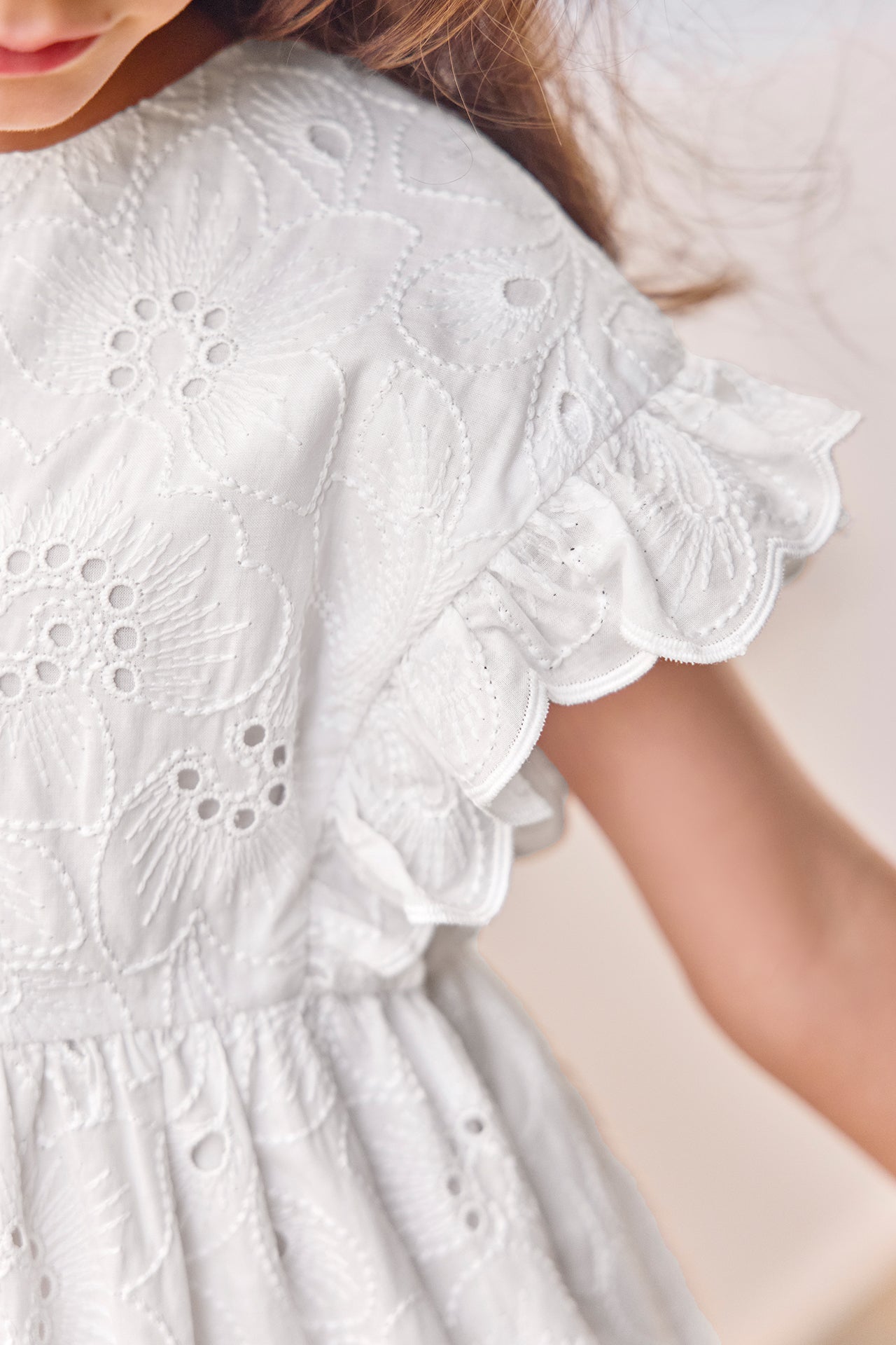 Robe - Blanc ajouré