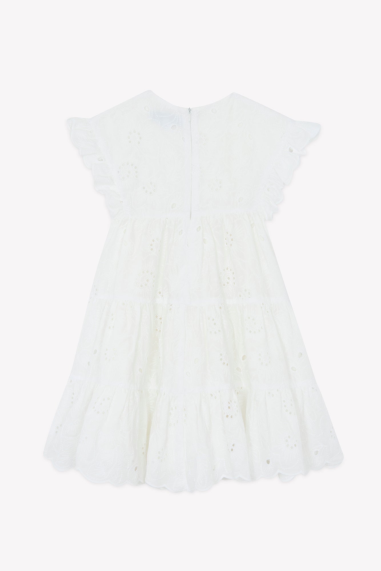 Robe - Blanc ajouré