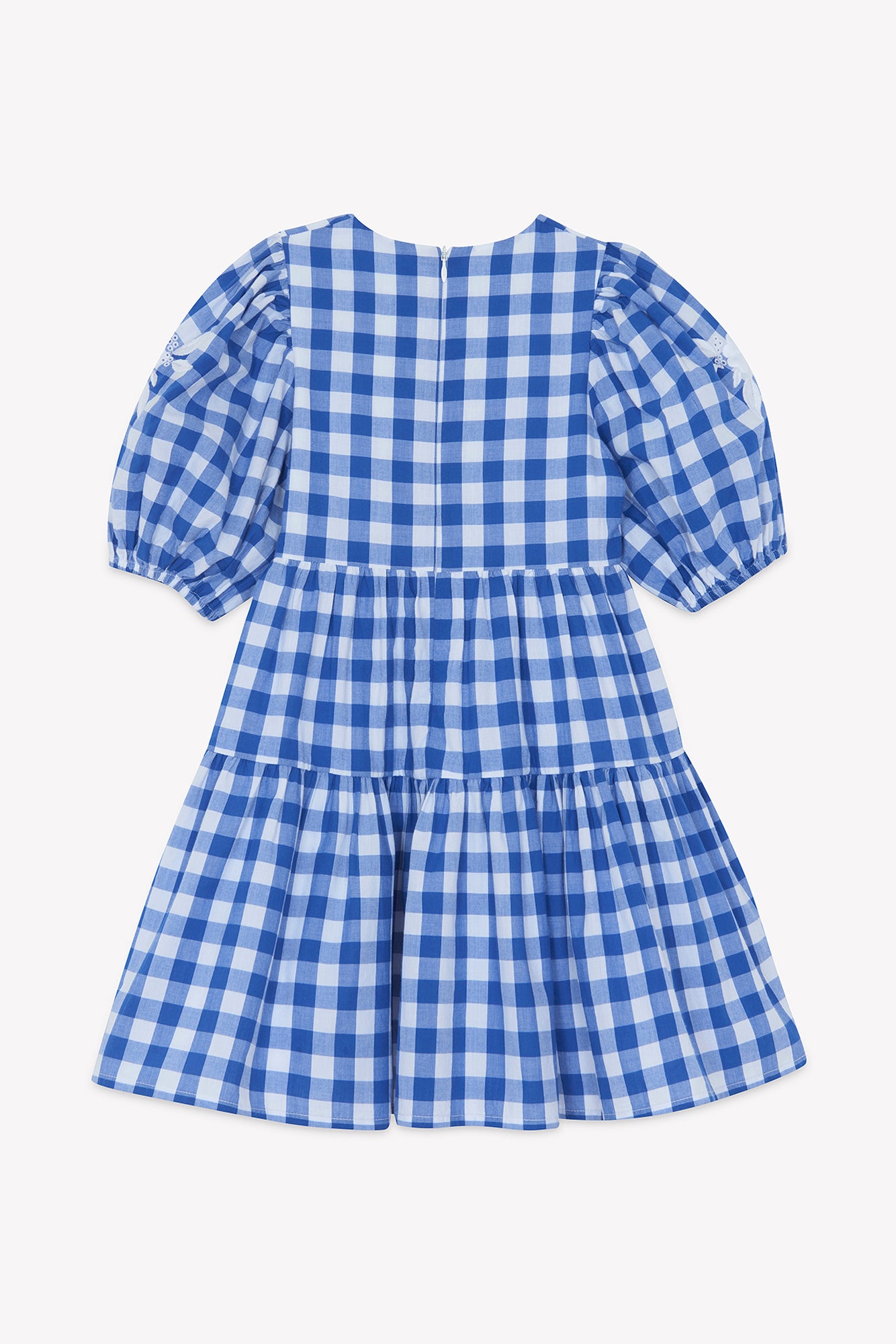 Robe - Bleu électrique motif vichy