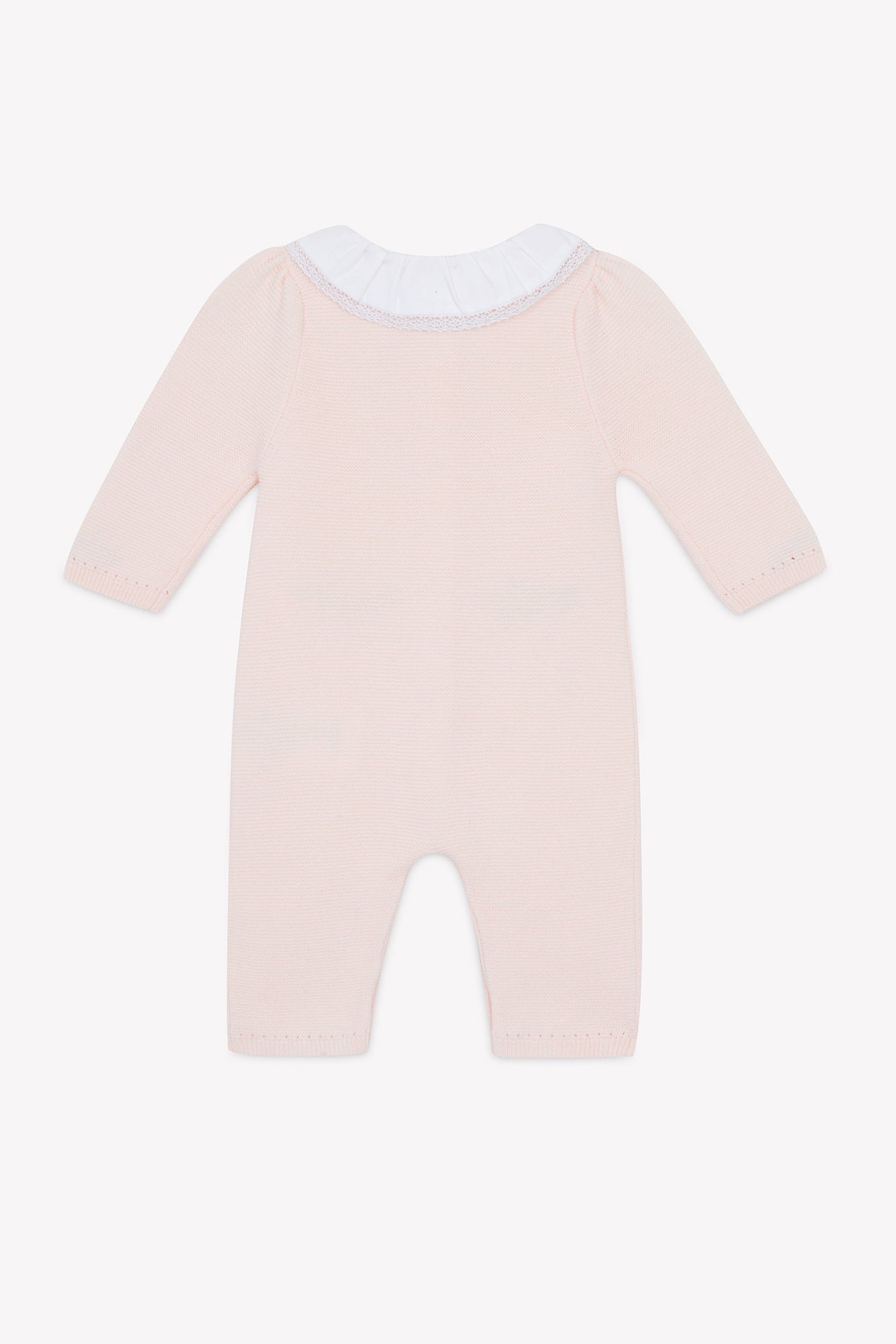 Combinaison longue - Rose  coton fleur