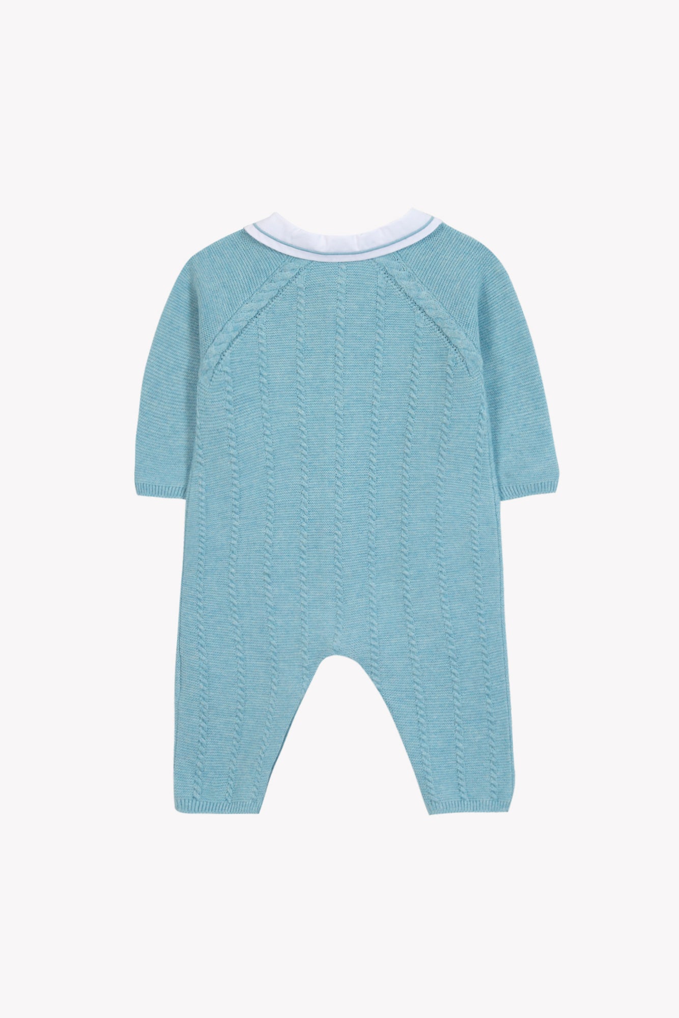 Langer Overall - Blau Horizont-Heide-Baumwolle