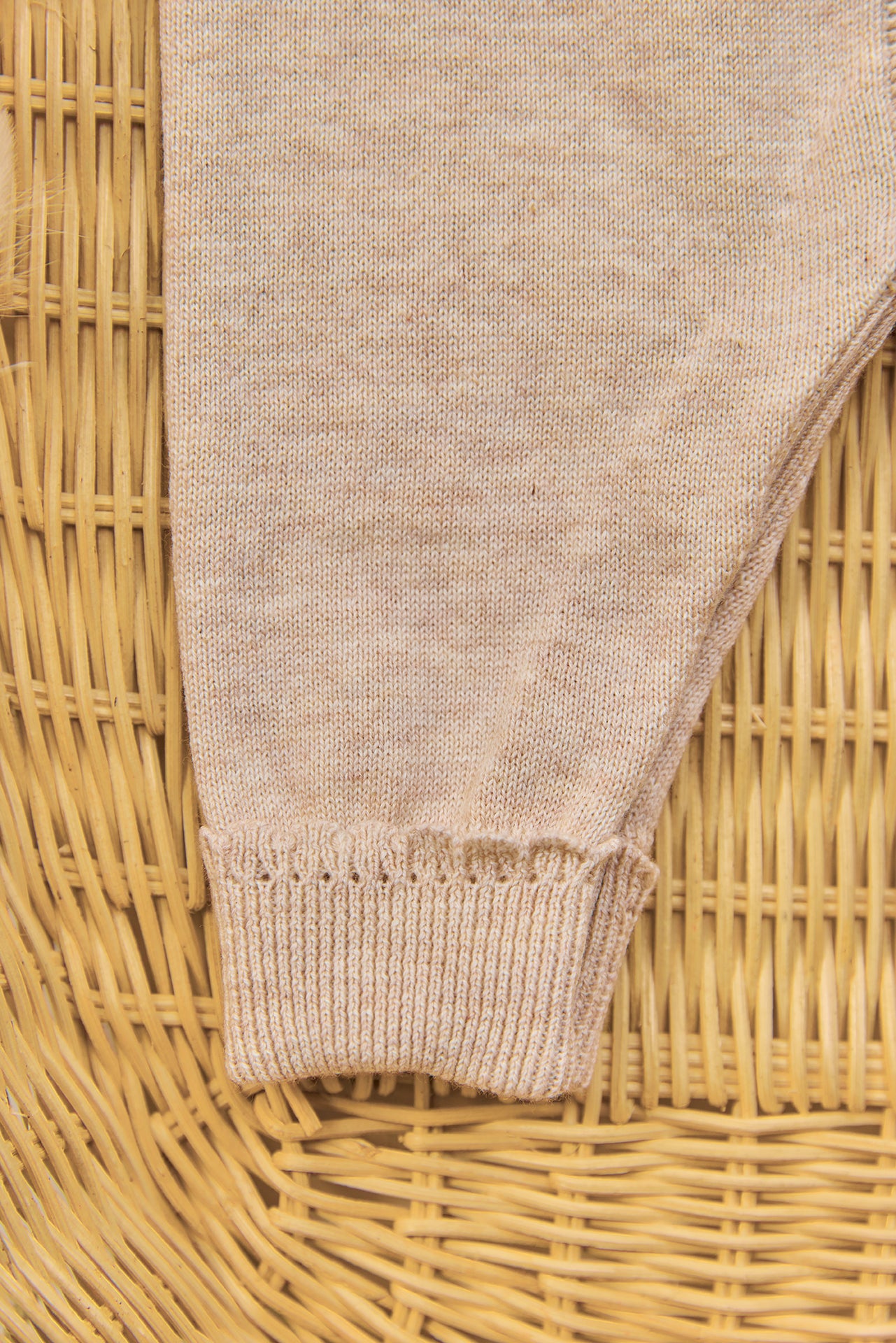 Langer Overall - Beige Baumwollheide