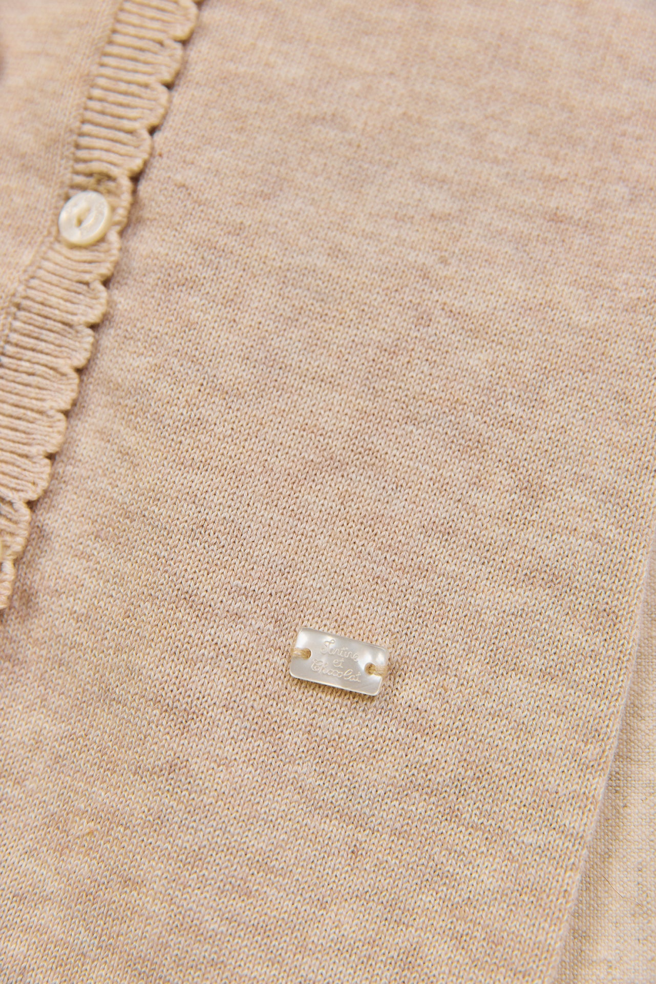 Langer Overall - Beige Baumwollheide