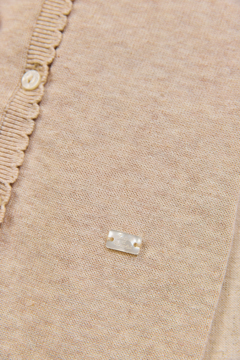 Langer Overall - Beige Baumwollheide - Image principale