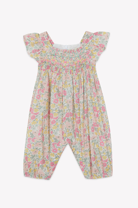 Completo lungo - Tessuto stampato in cotone agrumi Liberty - Image principale