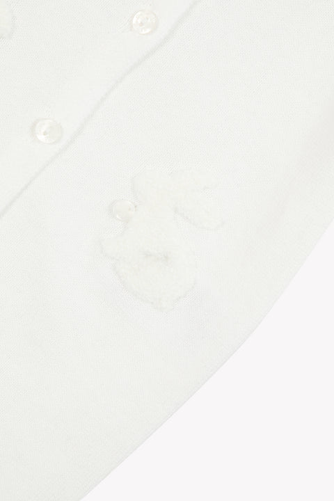 Langer Overall - Ecru Baumwollkaninchen - Image principale