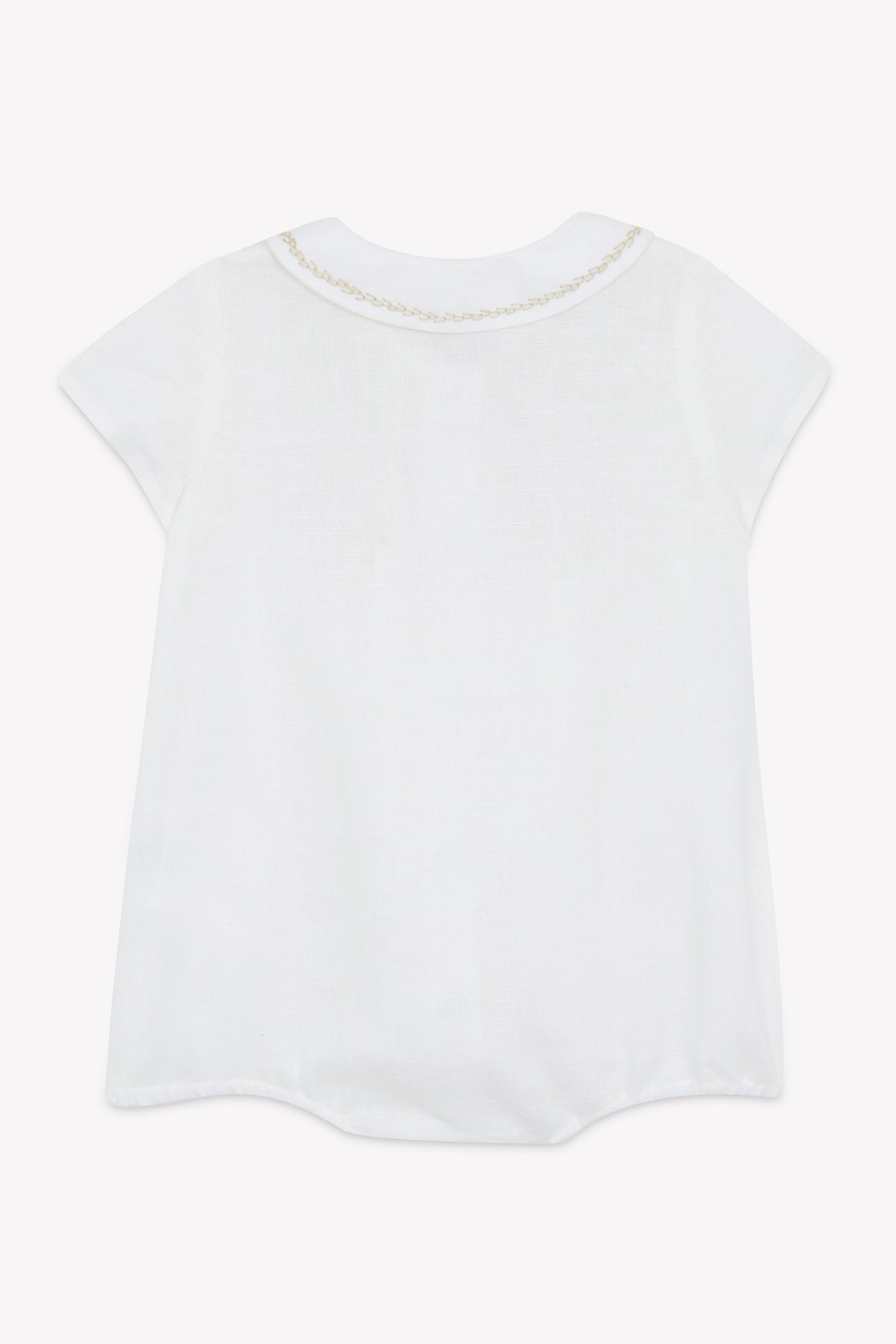 Completo breve - Madreperla  grembiule di cotone