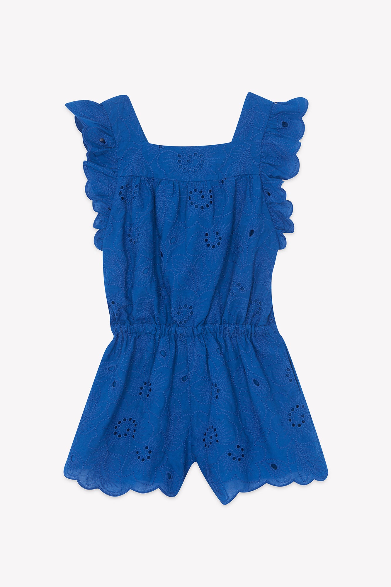 Completo breve - Blu traforato elettrico