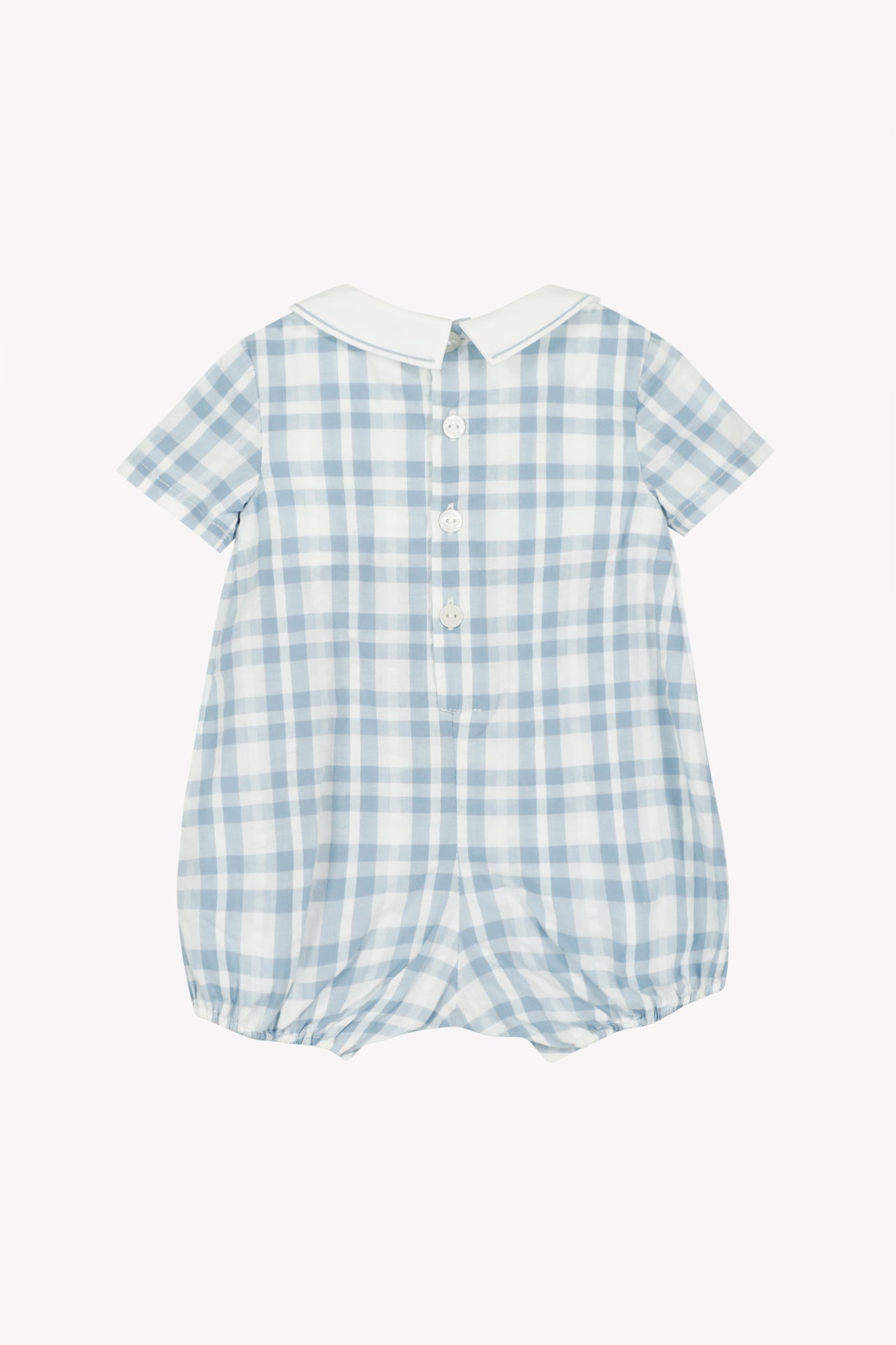 Kurzer Overall - Blau Horizont Karo