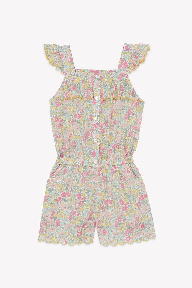 Combinaison courte - Citrus Imprimé tissu liberty - Image principale