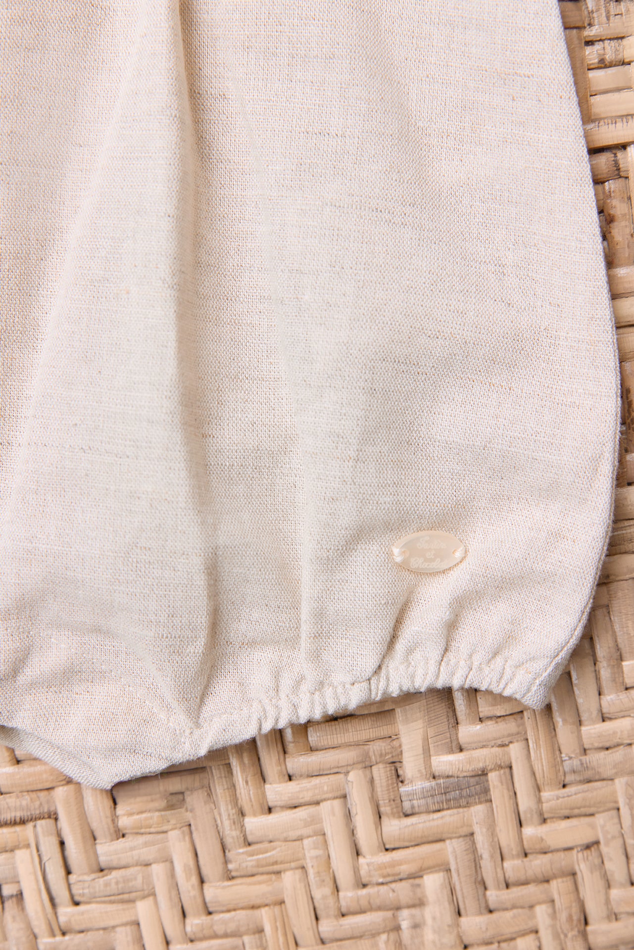 Combinaison courte - Beige chiné lin