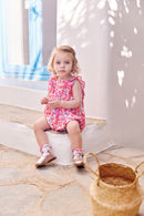 Completo breve - Rosa Stampatessuto Liberty