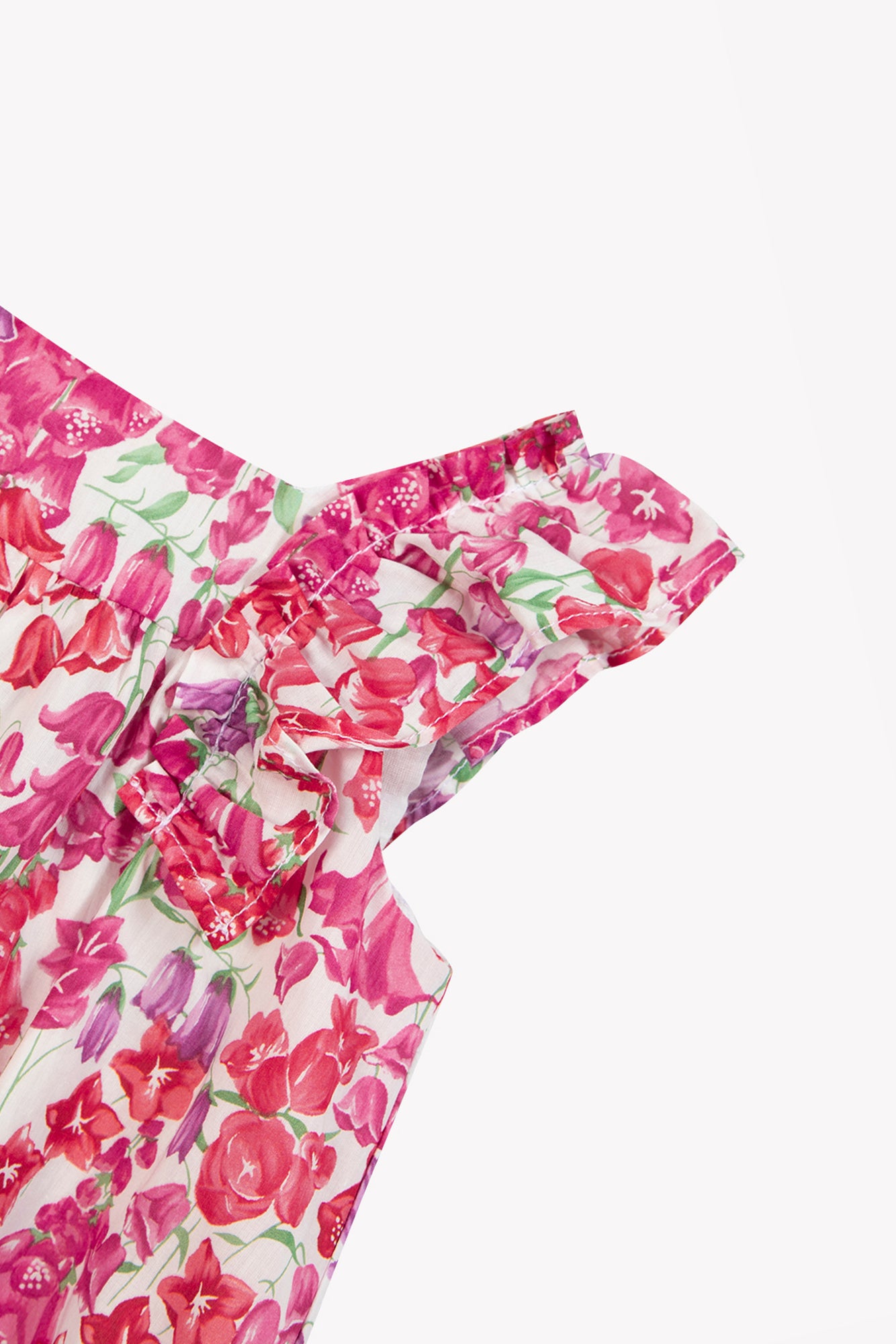 Completo breve - Rosa Stampatessuto Liberty