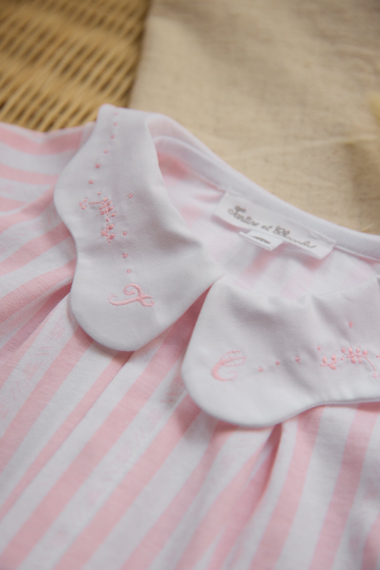 Kurzer Overall - Rosa Streifen Garda