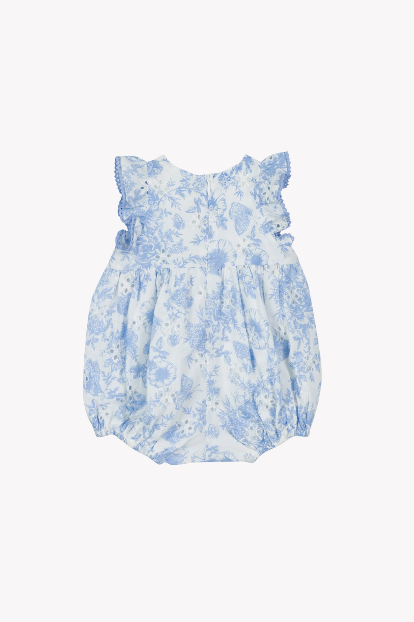 Completo corto - Floreale azzurro