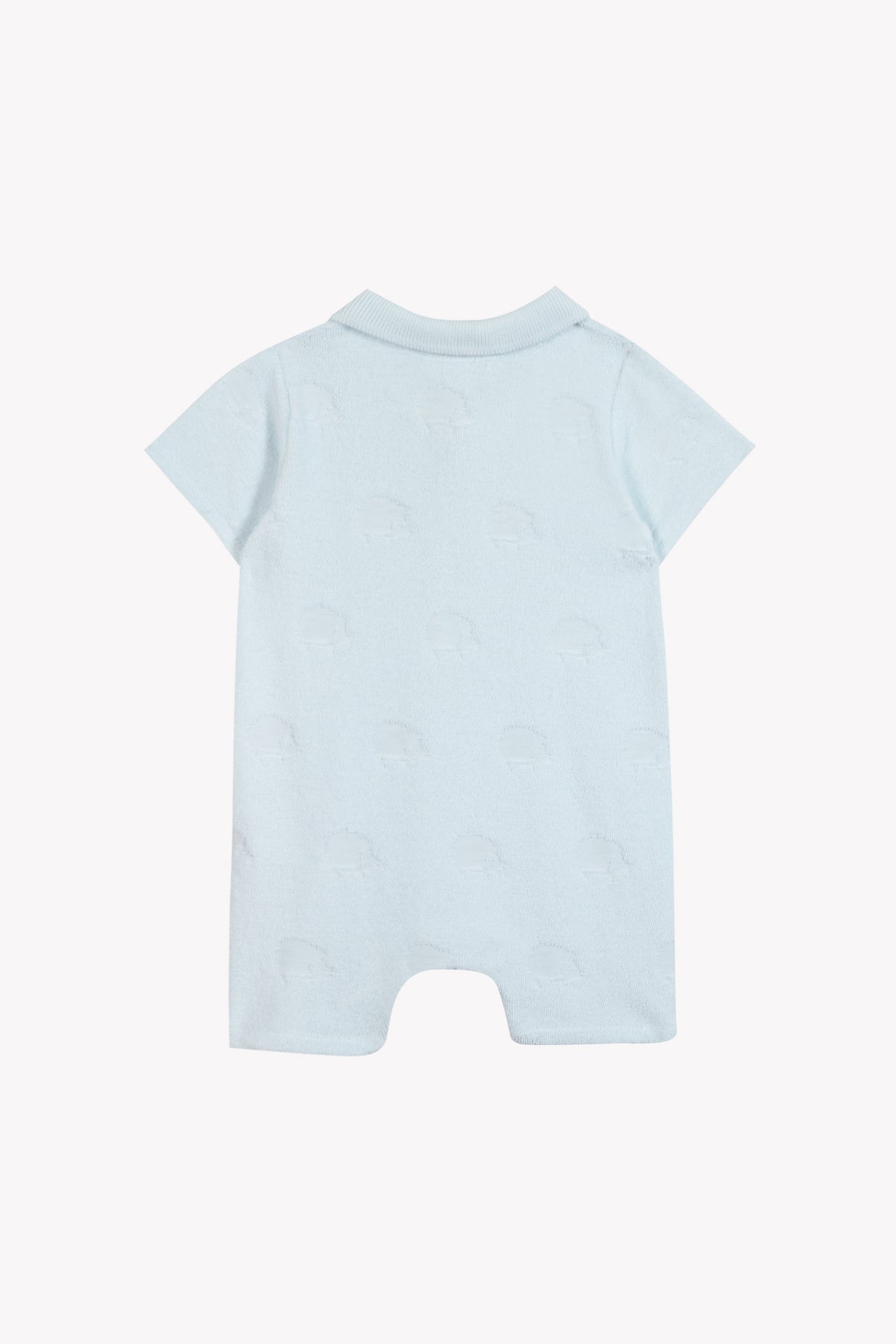 Kurzer Overall – Sky-Baumwoll-Igelmuster