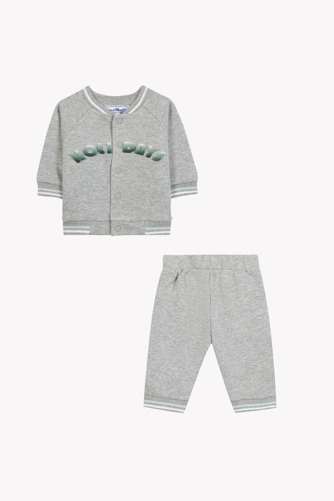 Ensemble jogging - Gris chiné coton Holidays - Image principale