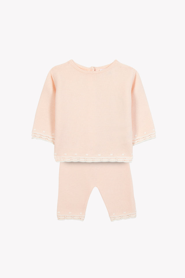 Outfit Lang - Rosa Baumwolle Gemahlen - Image principale