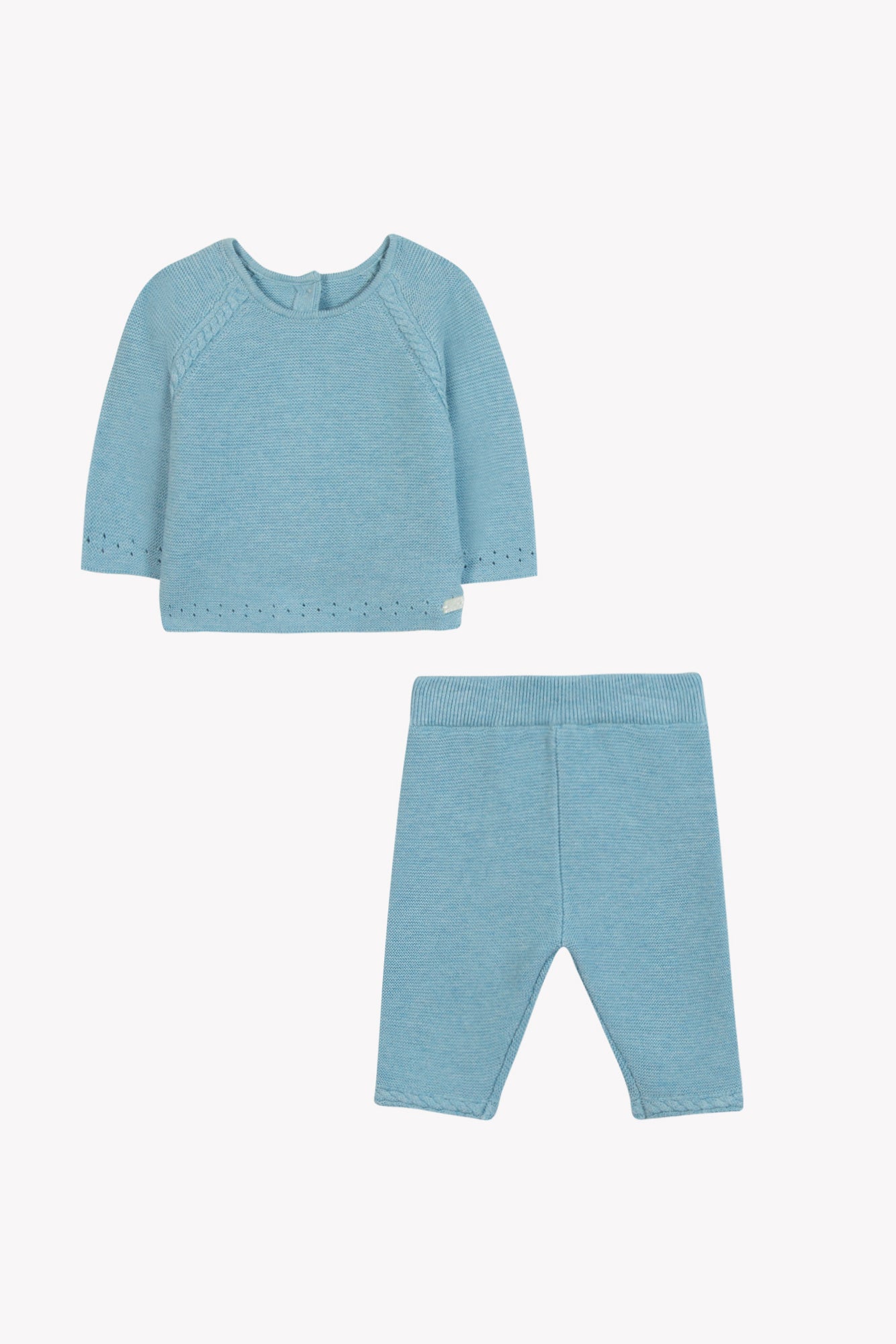 Outfit Lang - Blau Skyline von China Strickwaren ZopfTh