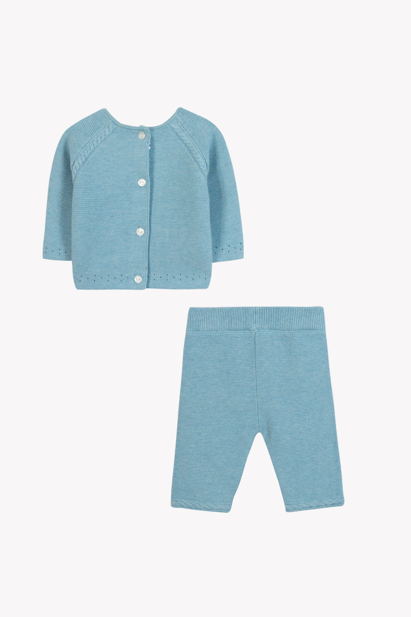 Outfit Lang - Blau Skyline von China Strickwaren ZopfTh