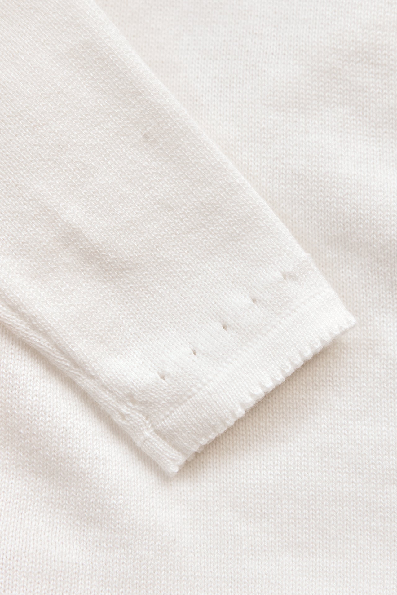 Ensemble long - Ecru coton cache-cœur