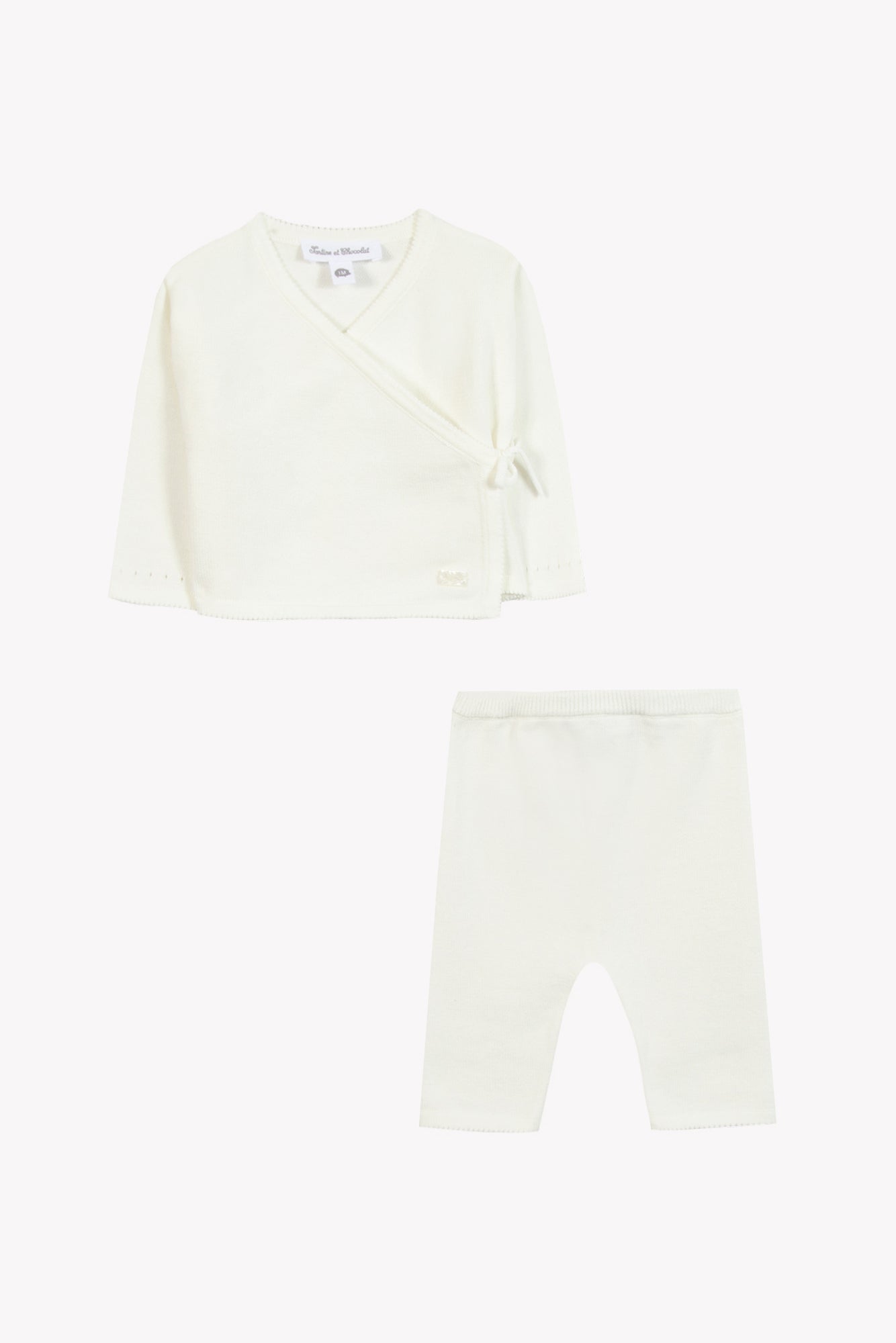 Outfit Lang - Ecru Baumwollwickel