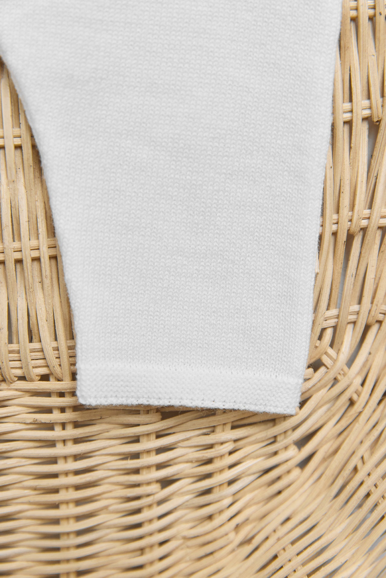 Outfit Lang - Ecru Stickerei Kaninchen