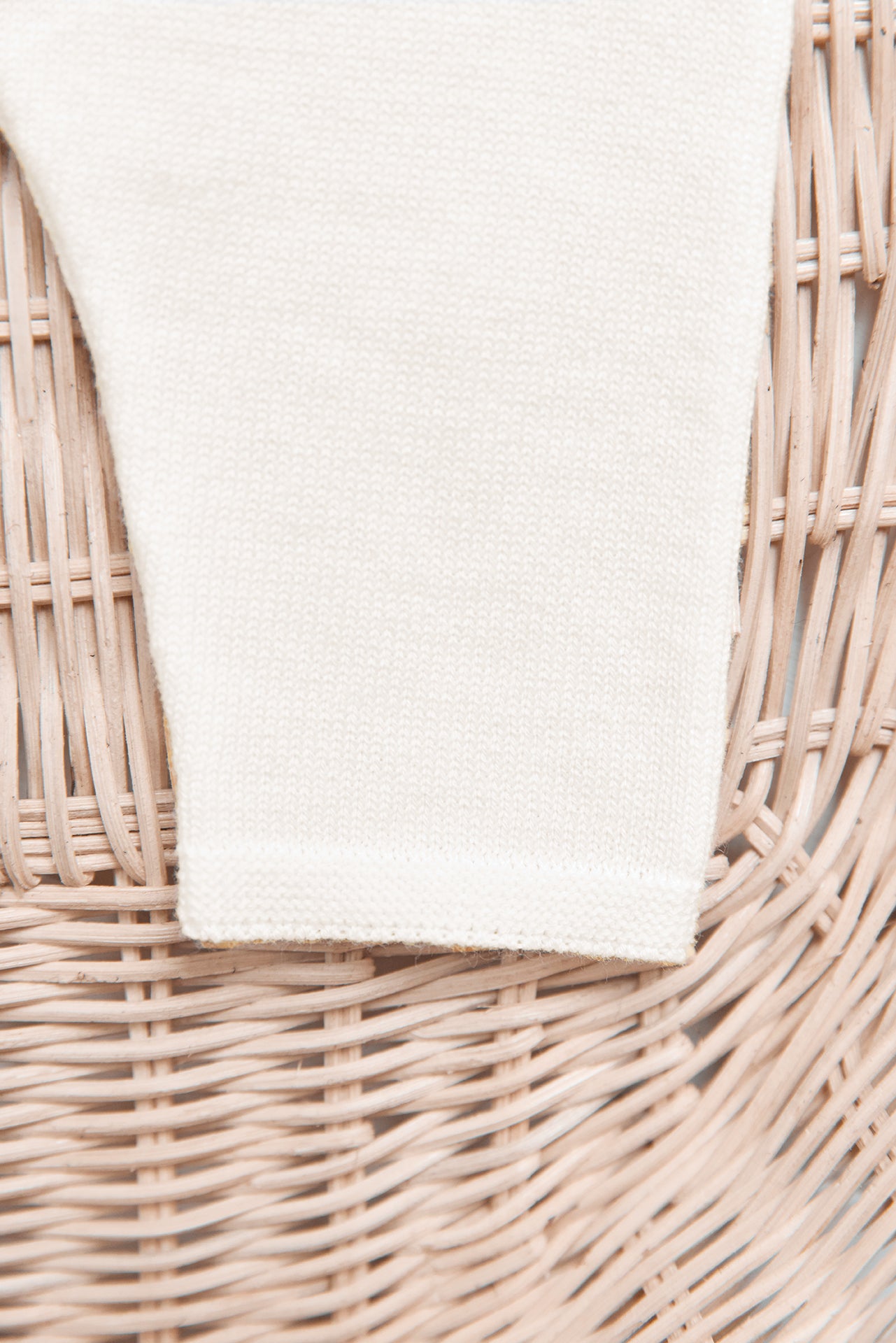 Ensemble long - Ecru broderie lapin