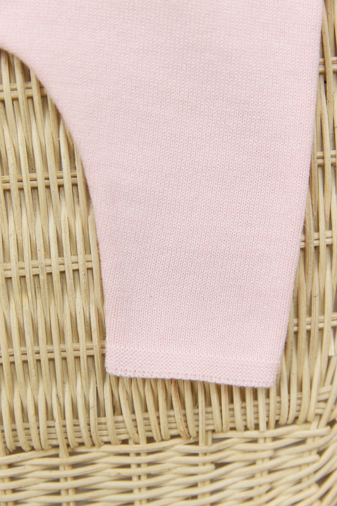 Outfit Lang - Rosa Stickerei Kaninchen