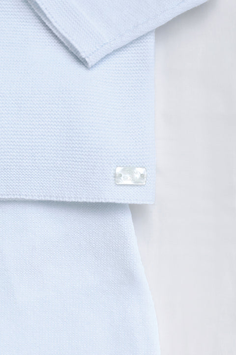 Ensemble long - Ciel broderie lapin - Image principale