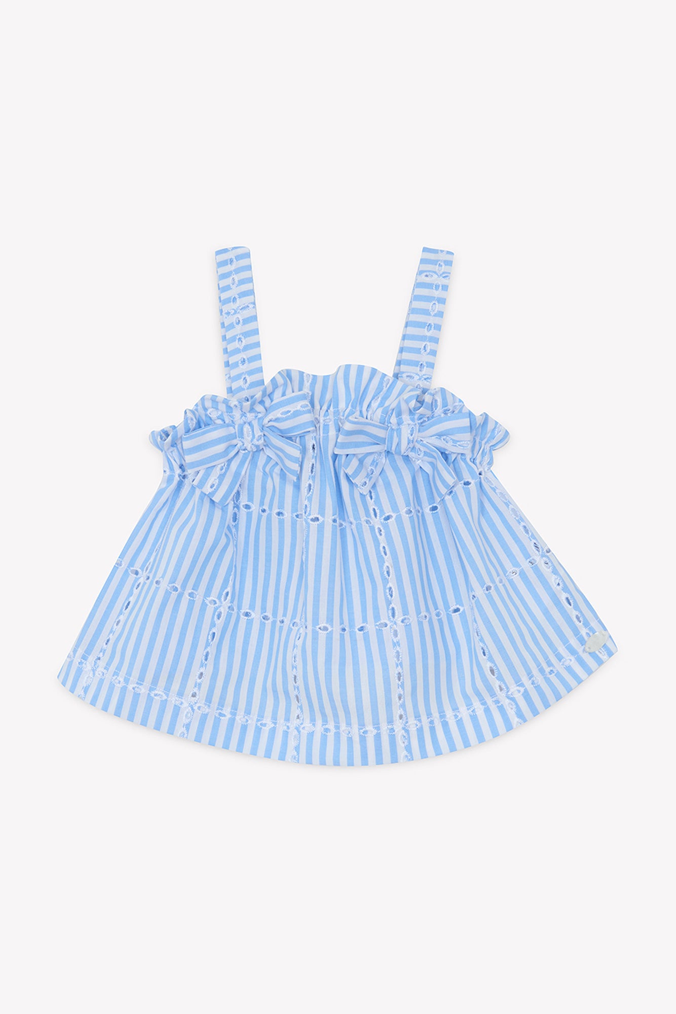 Insiemi breve - Azzurro Righe