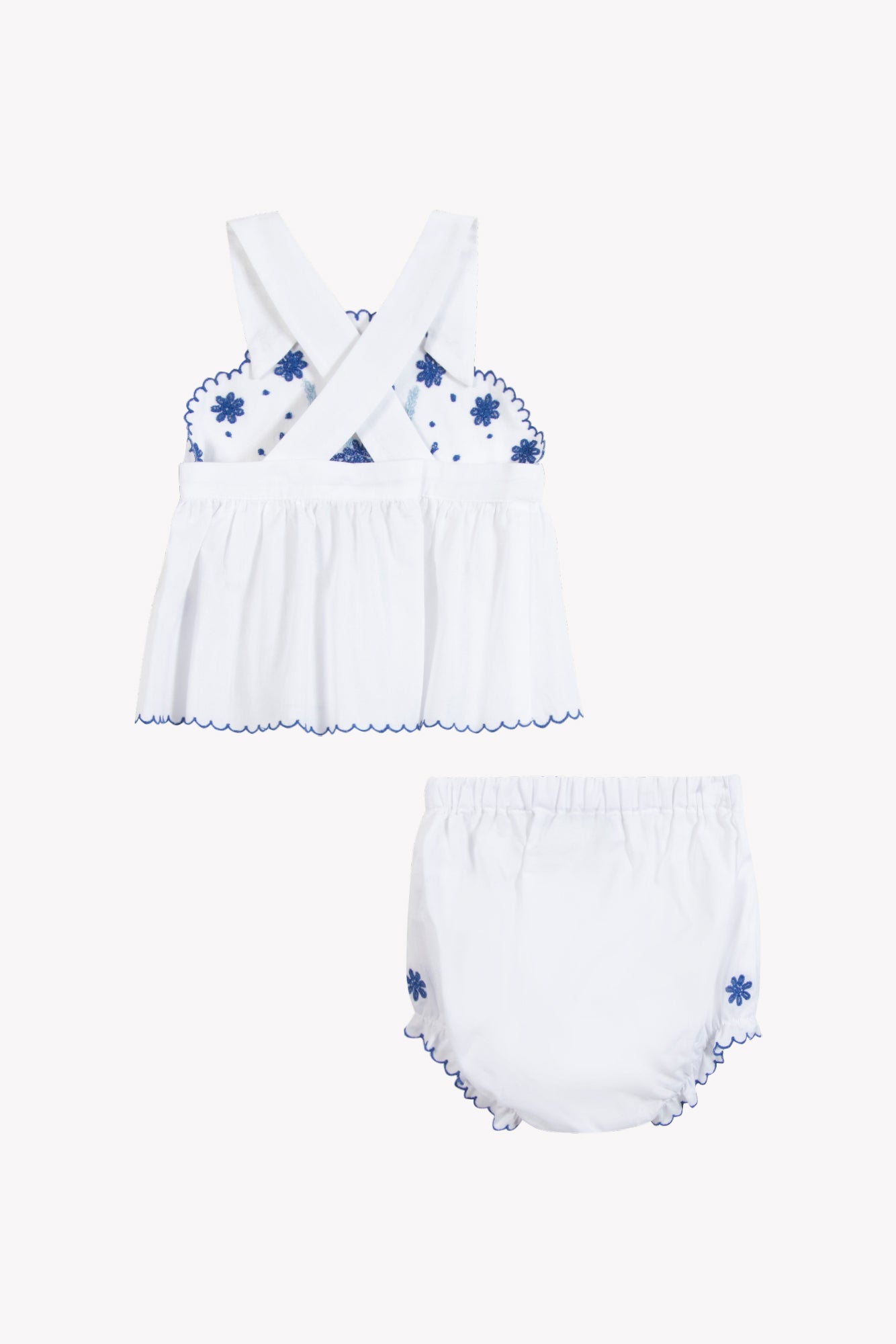 Insiemi breve - Bianco Ricamo Perseo