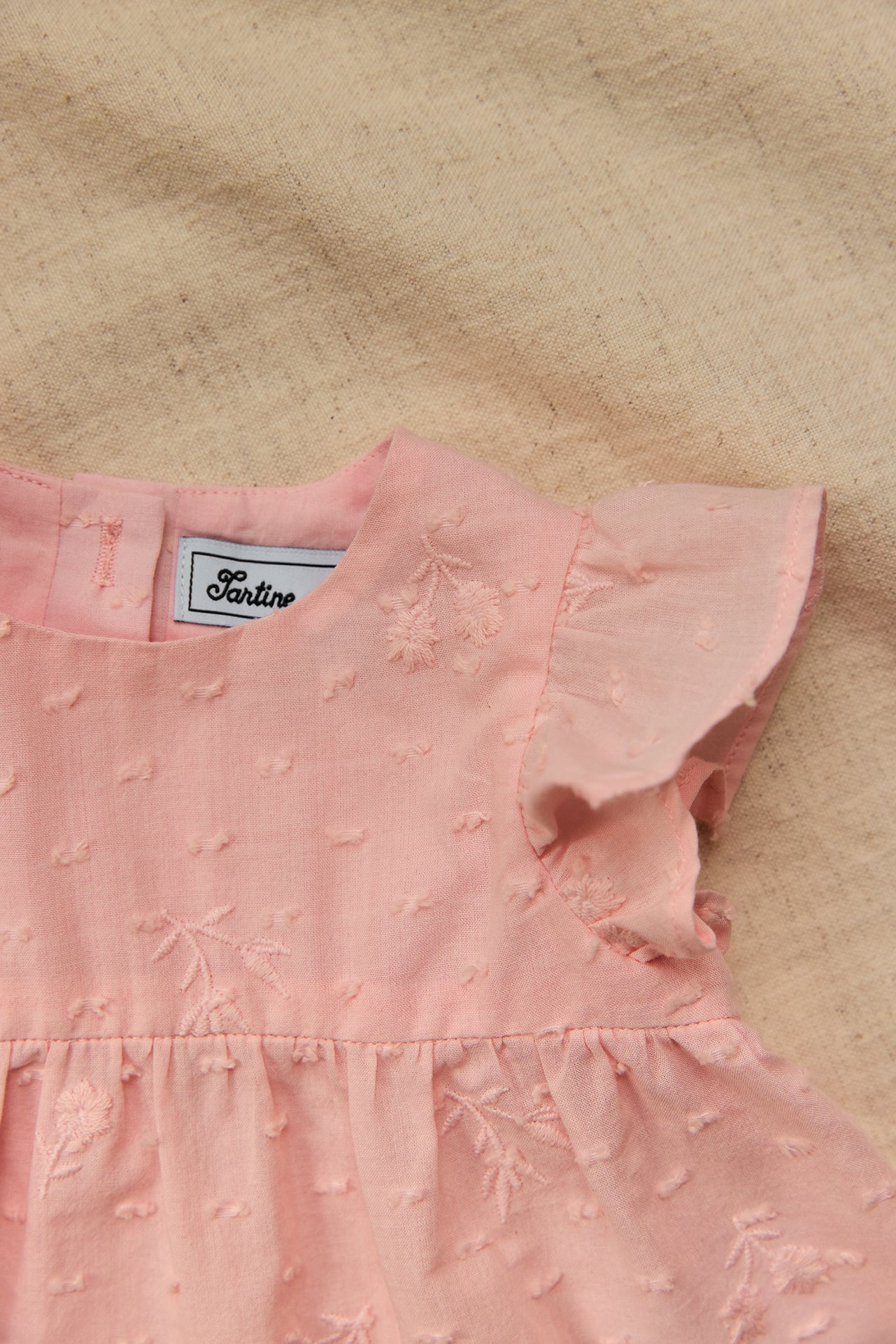 Insiemi breve - Rosa Tessuto leggero