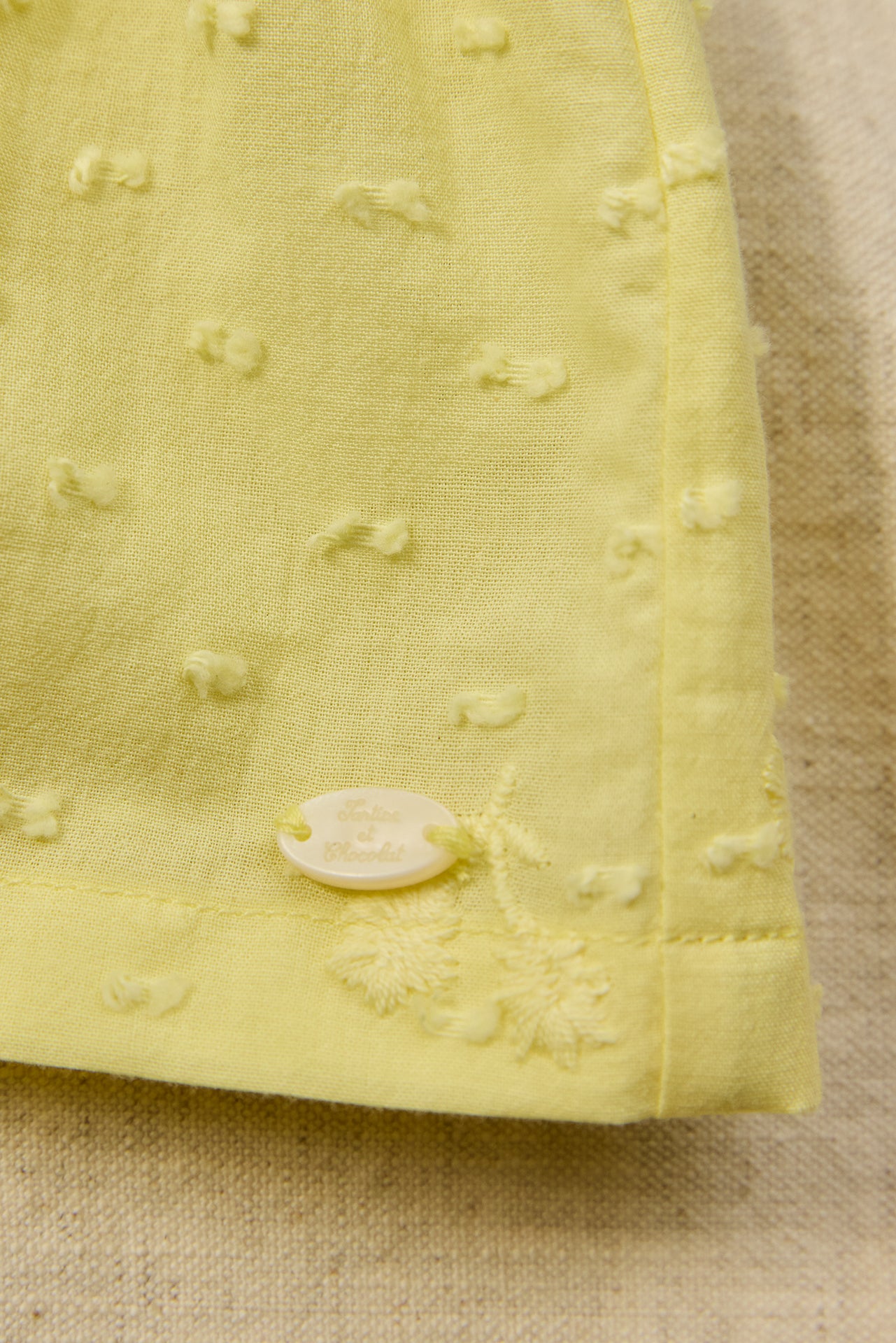 Outfit short - Citrus Plumetis