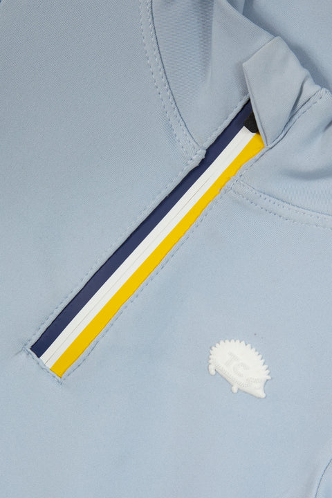 Zwemshirt - Blauw anti-uv-wolk - Image principale