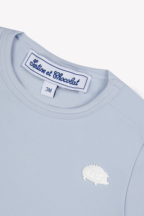 T-shirt de bain - Bleu nuage anti-uv - Image principale