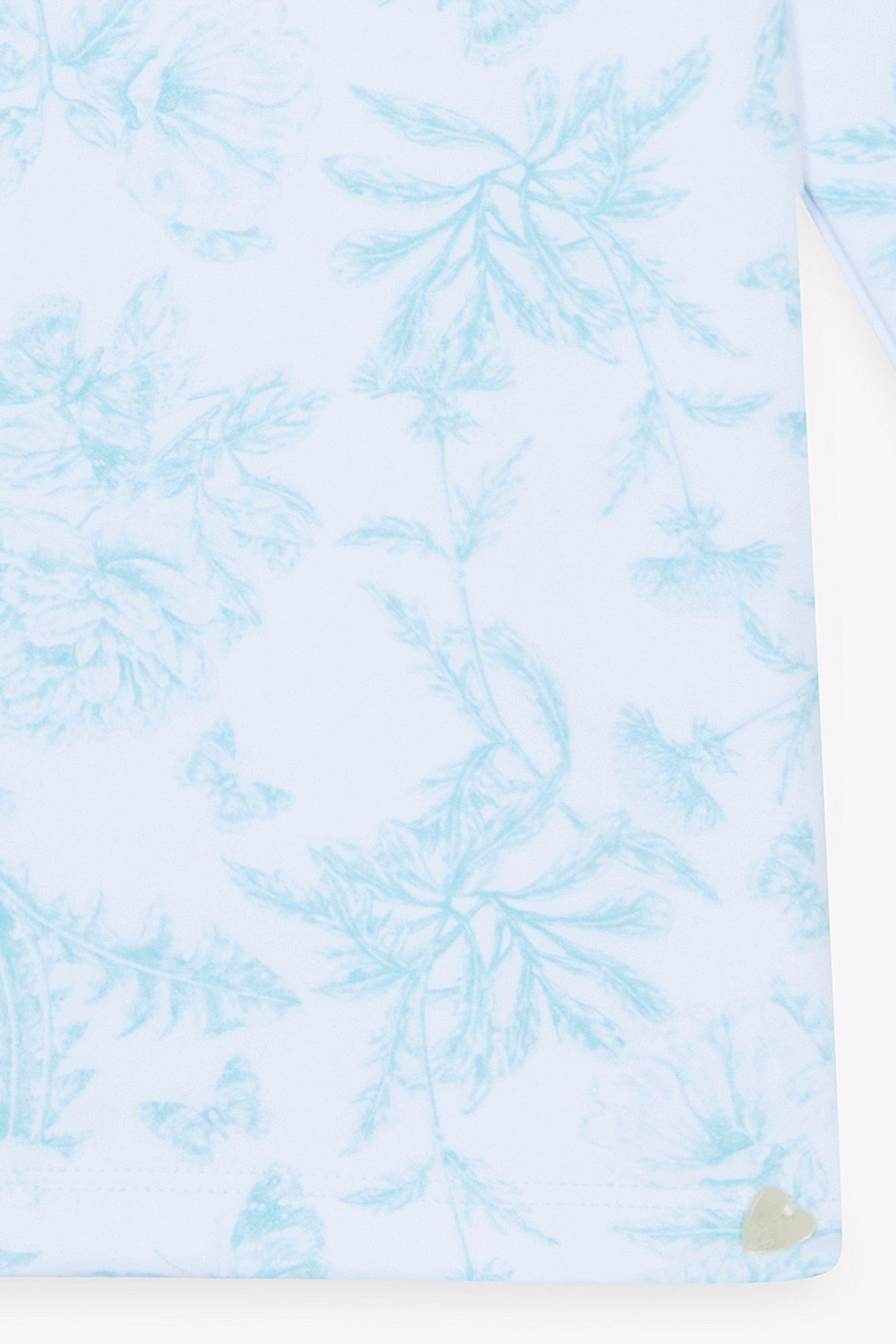 Maglietta da bagno - Verde Stampaispirazione Toile de Jouy