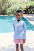 Schwimm-T-Shirt - Blau Anti-UV-Wolke