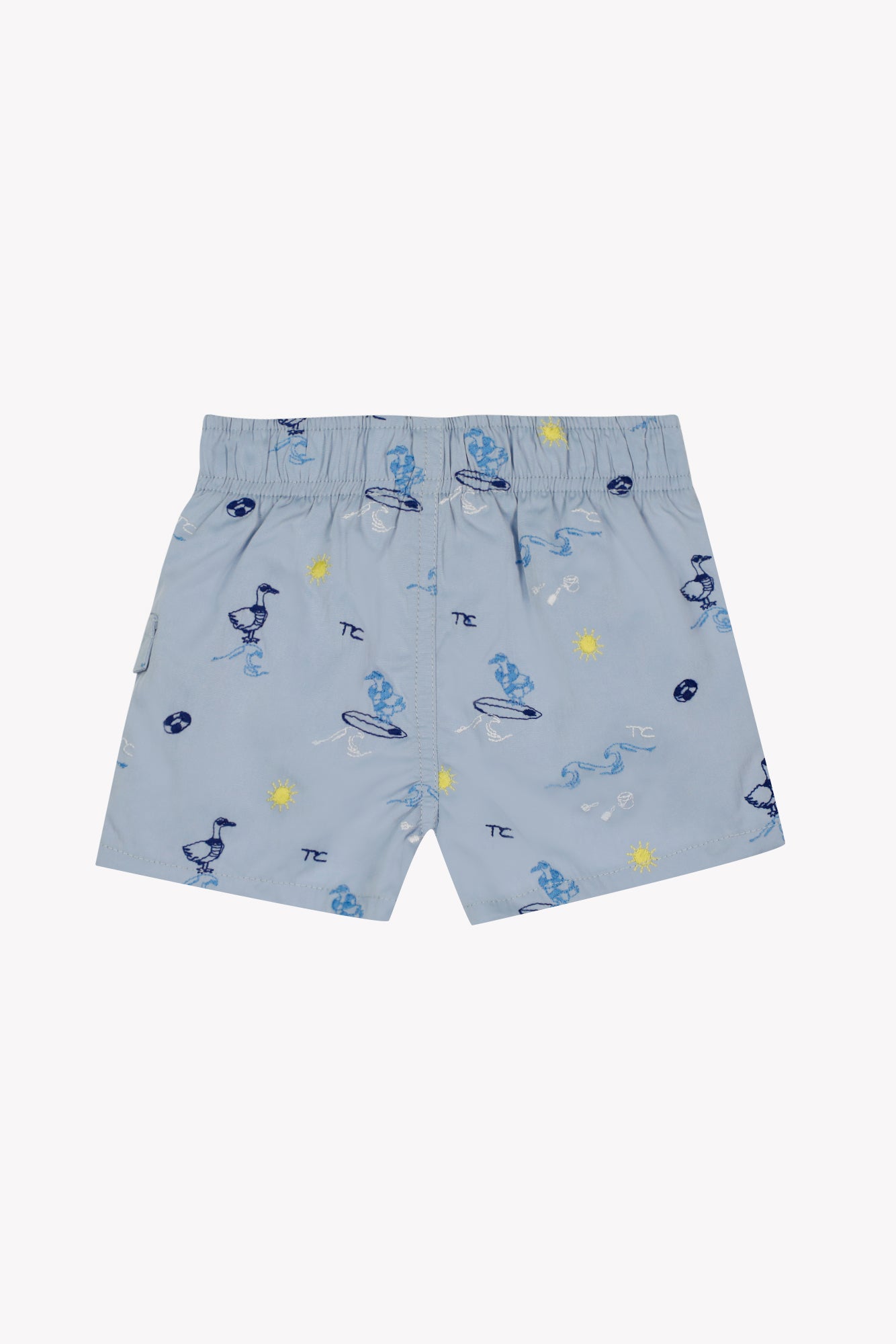 Kurze Hose Bad - Blau Wolke DruckMeer