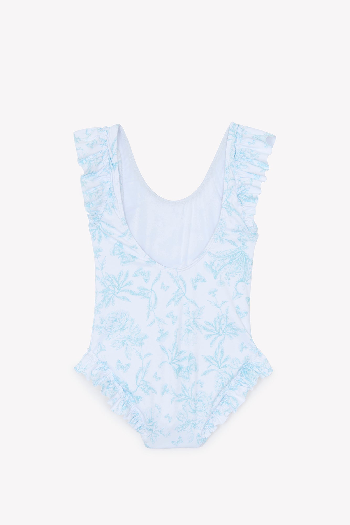 Maillot de bain - Vert imprimé inspiration Toile de Jouy