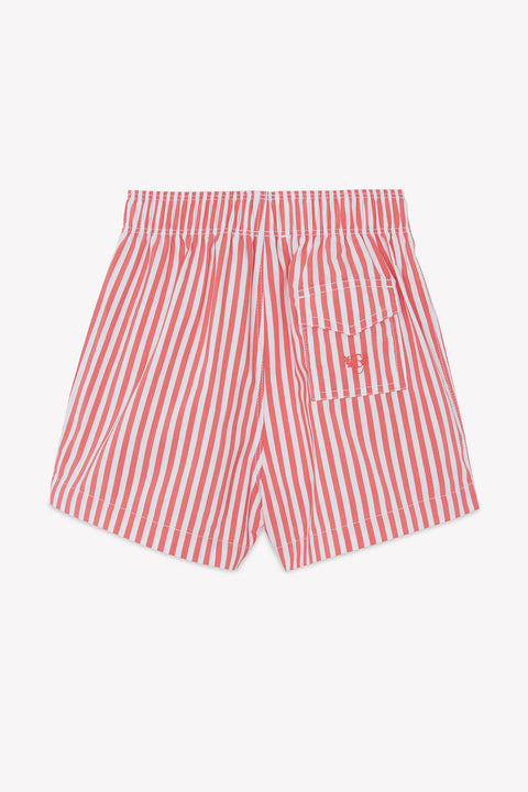 Kurze Hose Bad - Rot Streifens - Image principale