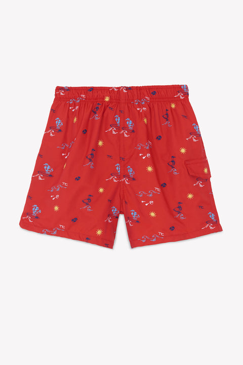 Kurze Hose Bad - Rot Surfer - Image principale