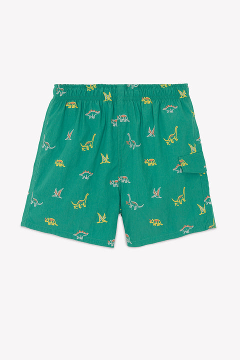Kurze Hose Bad - Grün DruckDinosaurier - Image principale