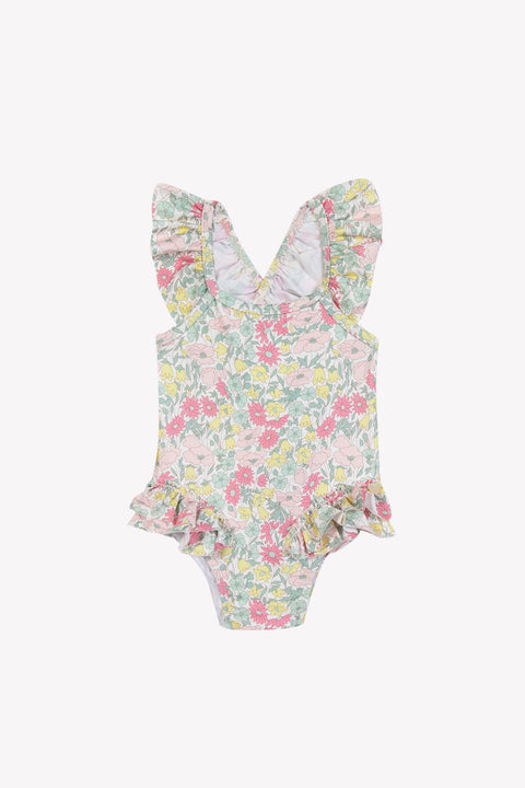 Traje de baño - cítricos Estampado tela Liberty - Image principale