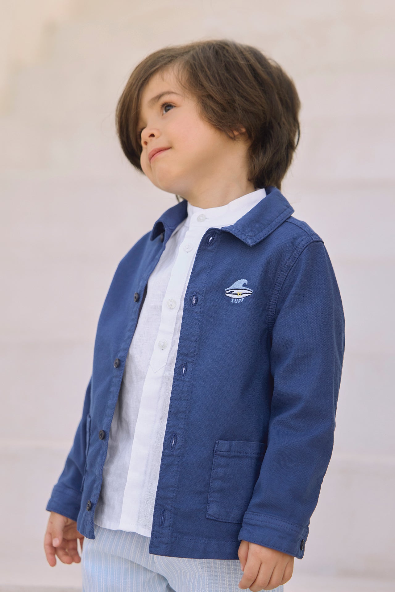 Chaqueta - Algodón índigo costero