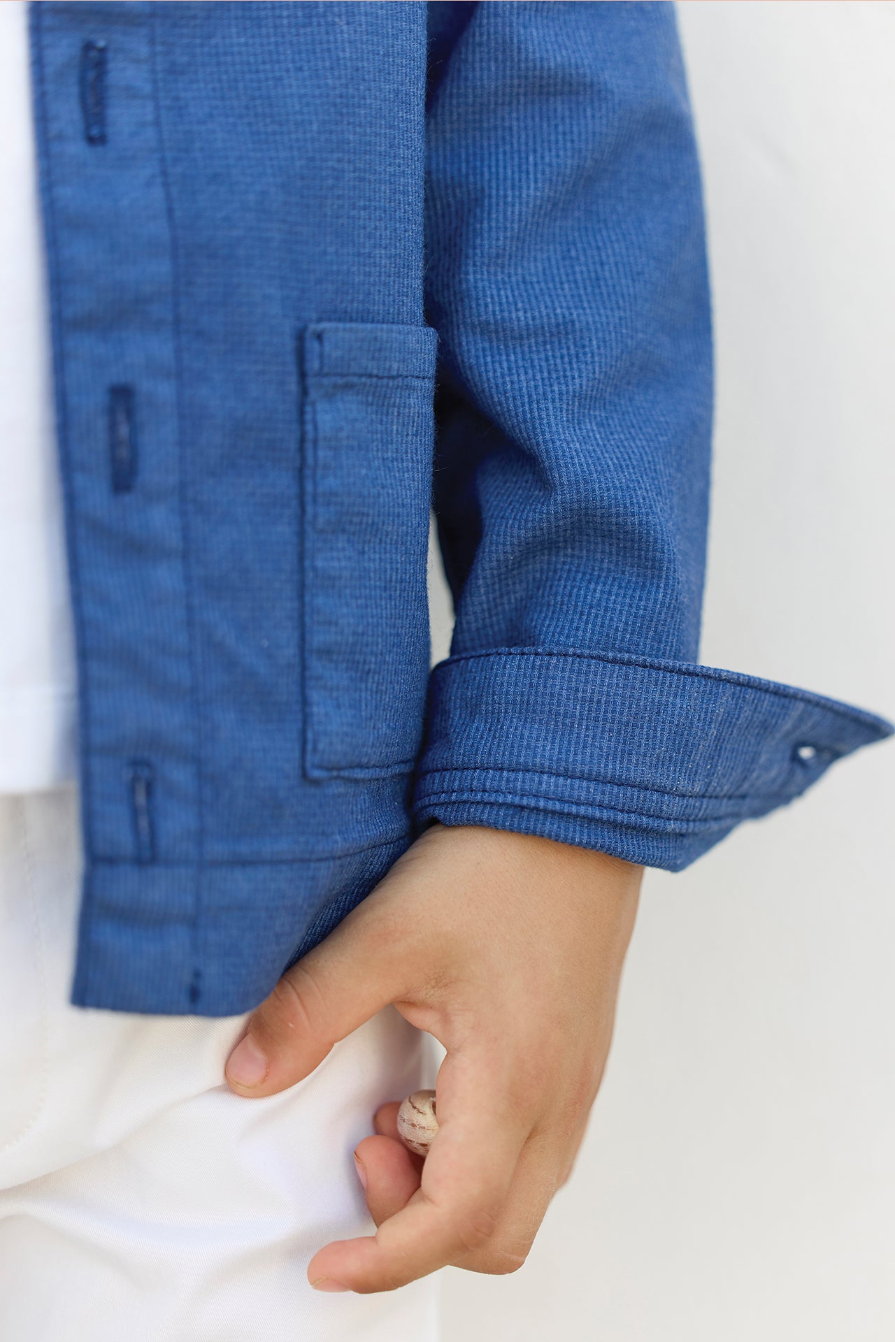 Jacke – Indigo-Baumwoll-Surfer