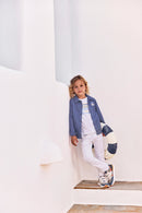 Jacke – Indigo-Baumwoll-Surfer